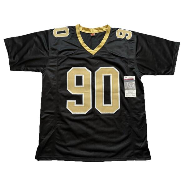 Bryan Bresee Signed Autograph Custom Jersey XL - JSA COA - New Orleans Saints - Picture 6 of 7